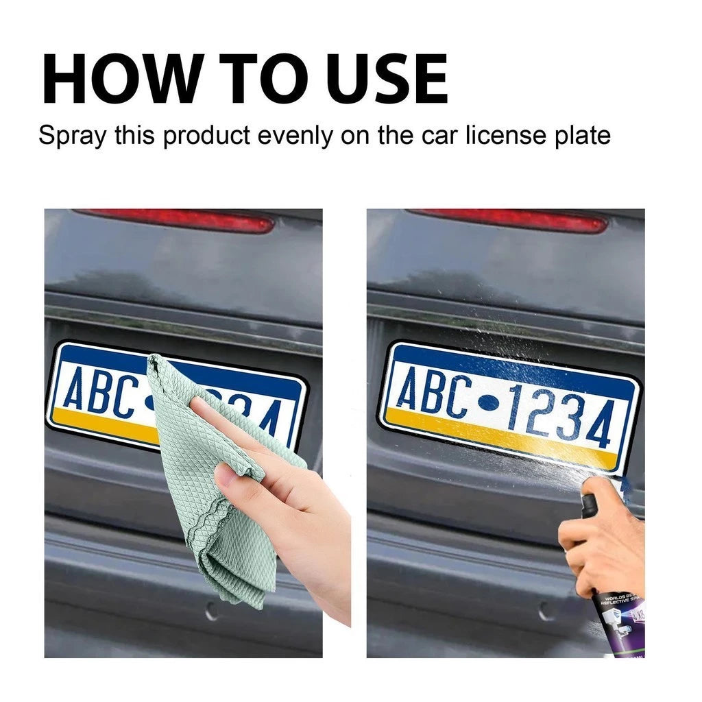 Spray de invisibilidade para placas